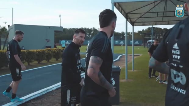 Argentina stars work to face Venezuela